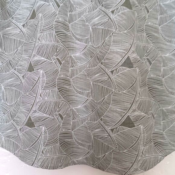 Molokai Surf Shirt Men Medium Short Sleeve Collar Button Up Green Leaf NWOT - Picture 8 of 10